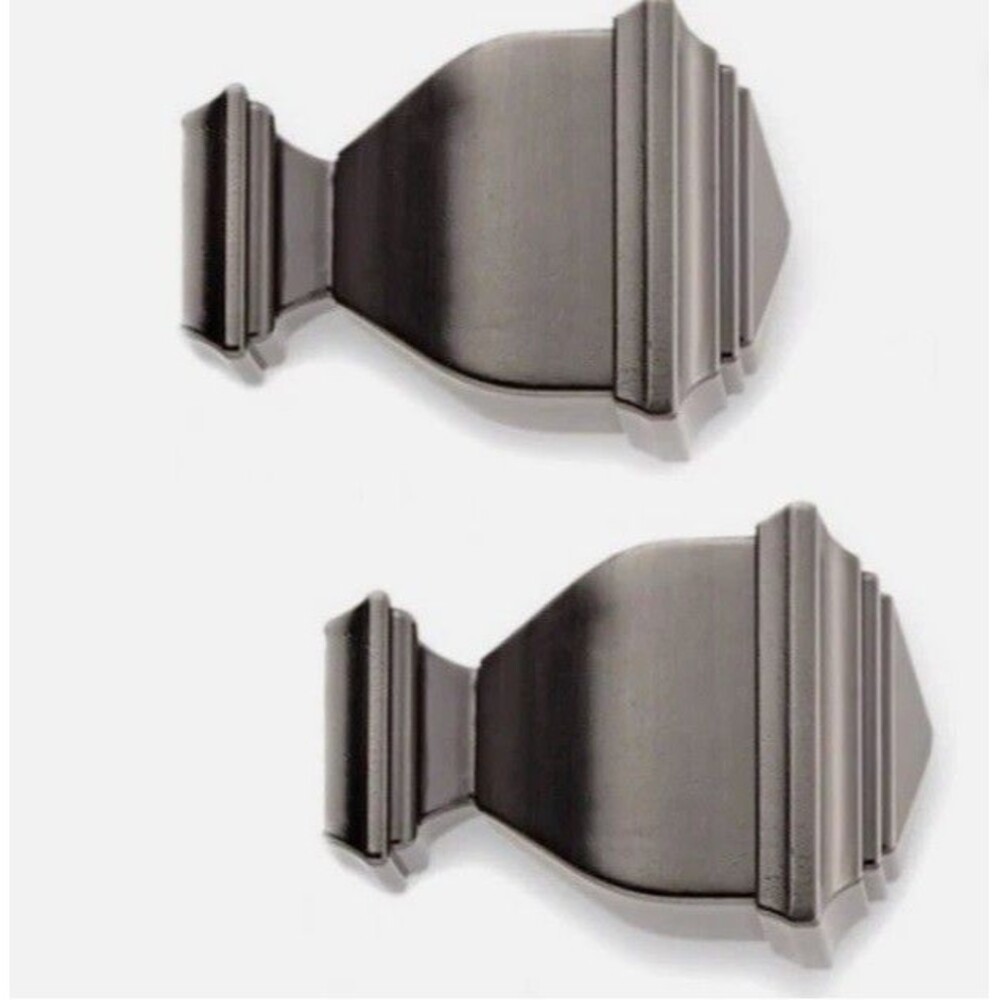 Cambria Classic Finials Satin Black For Drapery Rods and Holdbacks